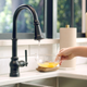 Measuring cups will be a thing of the past as the U by Moen Smart Faucet can dispense exact measurements of water at a specified temperature.